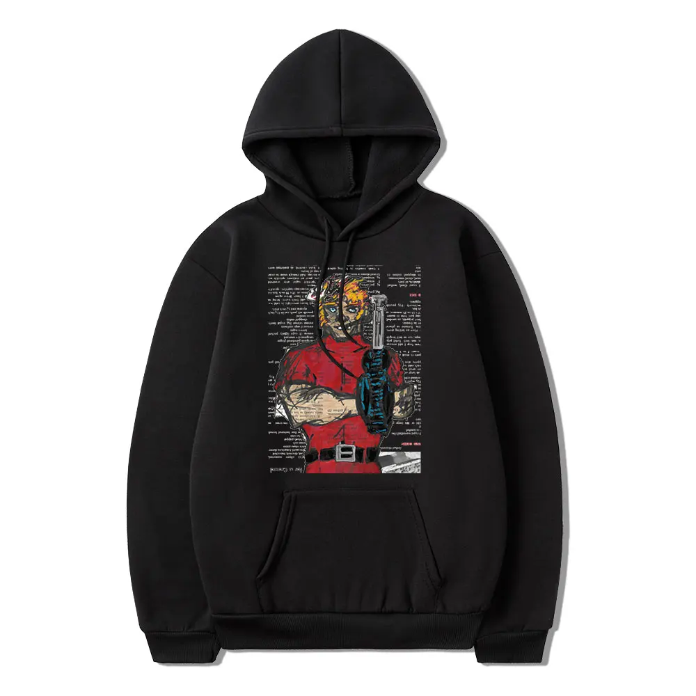 

Anime Space Adventure Cobra 2022 Fashion Design Comic Print Winter Long Sleeve Thick Loose Casual Man Hoodie Oversized Trend