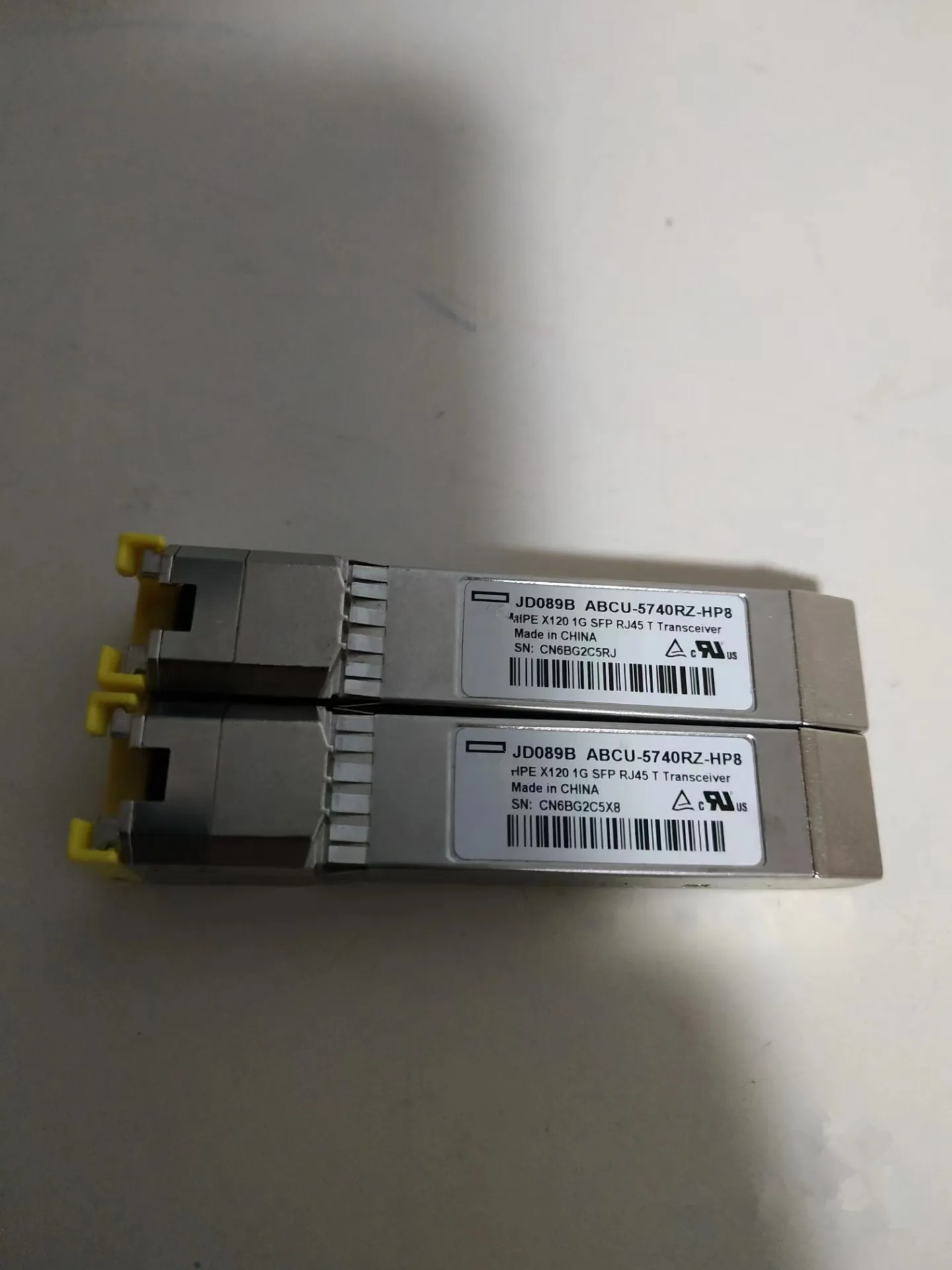 H-P/JD089B/1000BASE-T SFP-GE-100-T RTXL 185-210 X120 Copper RJ-45 100m Transceiver Module/RJ45 optical fiber module