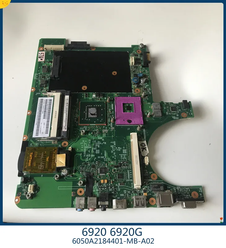 Материнская плата для ноутбука ACER 6920 6920G MBAPD0B001 6050A2184401-MB-A02 графический слот