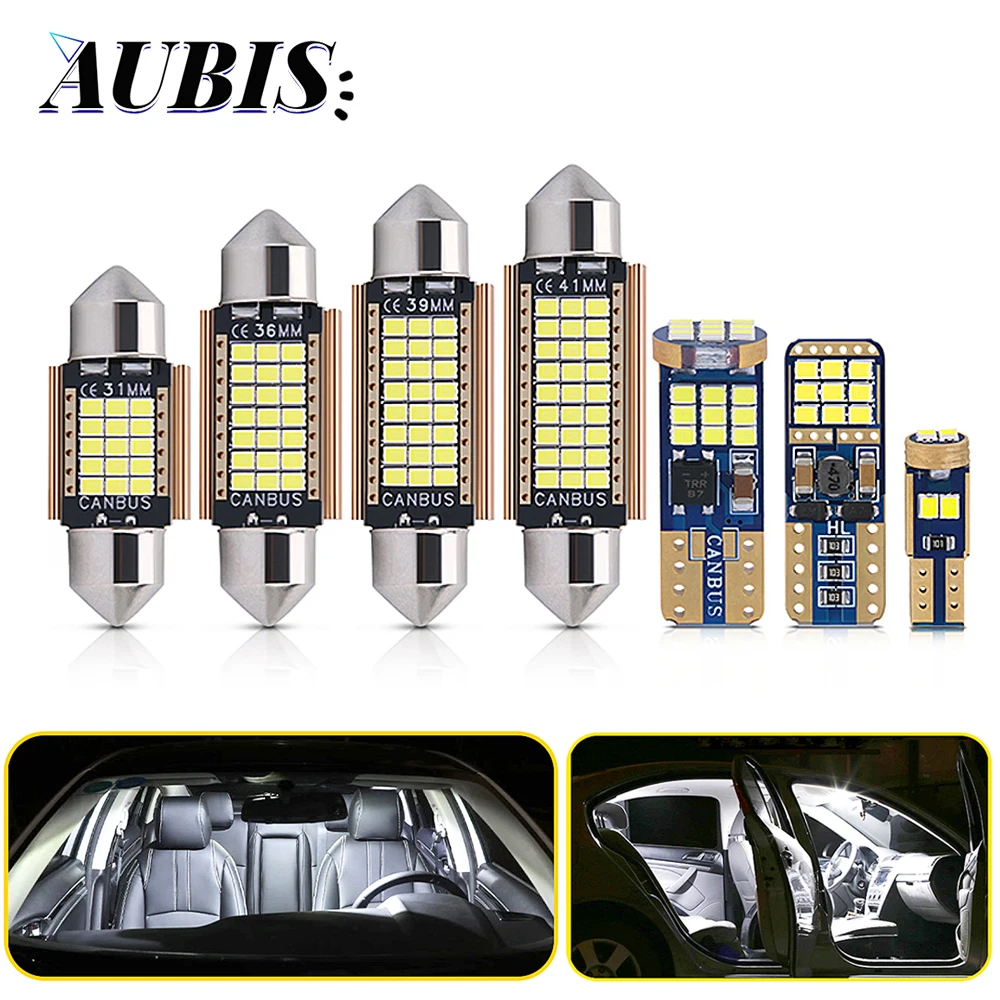 

2 шт., Автомобильные светодиодные лампы C5W C10W, 31-41 мм
