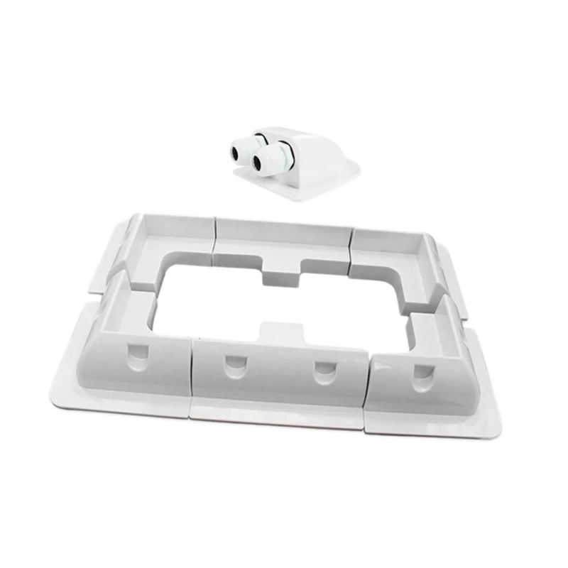 Комплект угловых боковых монтажных кронштейнов на солнечной панели 7 шт. для