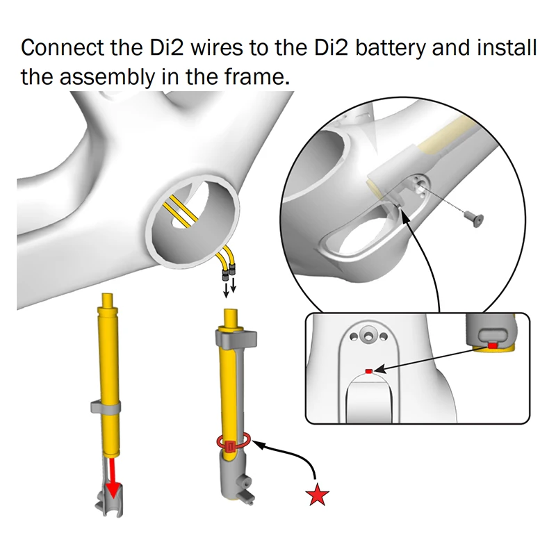 Для TREK Madone Gen8 SL SLR Frame Di2 внутренний держатель для аккумулятора Φ 5320583