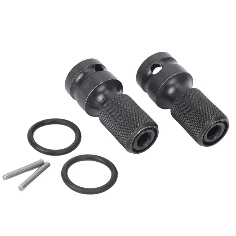 Новинка 2 упаковки Квадратный привод 1/2 дюйма в шестигранный хвостовик 1/4