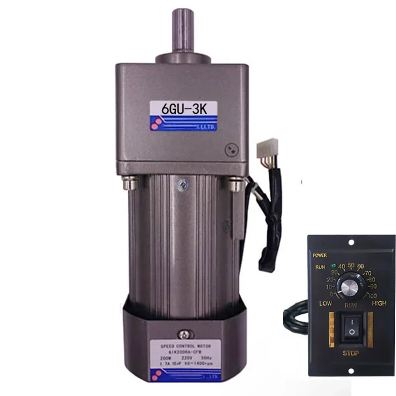 НОВЫЙ 5GU-3K-180K 120 Вт однофазный двигатель переменного тока 220 В с регулятором