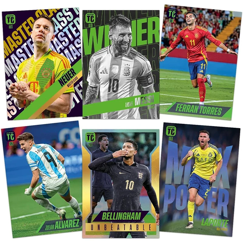 Фото Panini FIFA Top Class 2025 Fat Packs Дисплей Коллекционные карты Английский 1 упаковка 24 карты + 2 коллекции HOLO GIANTS в подарок №4
