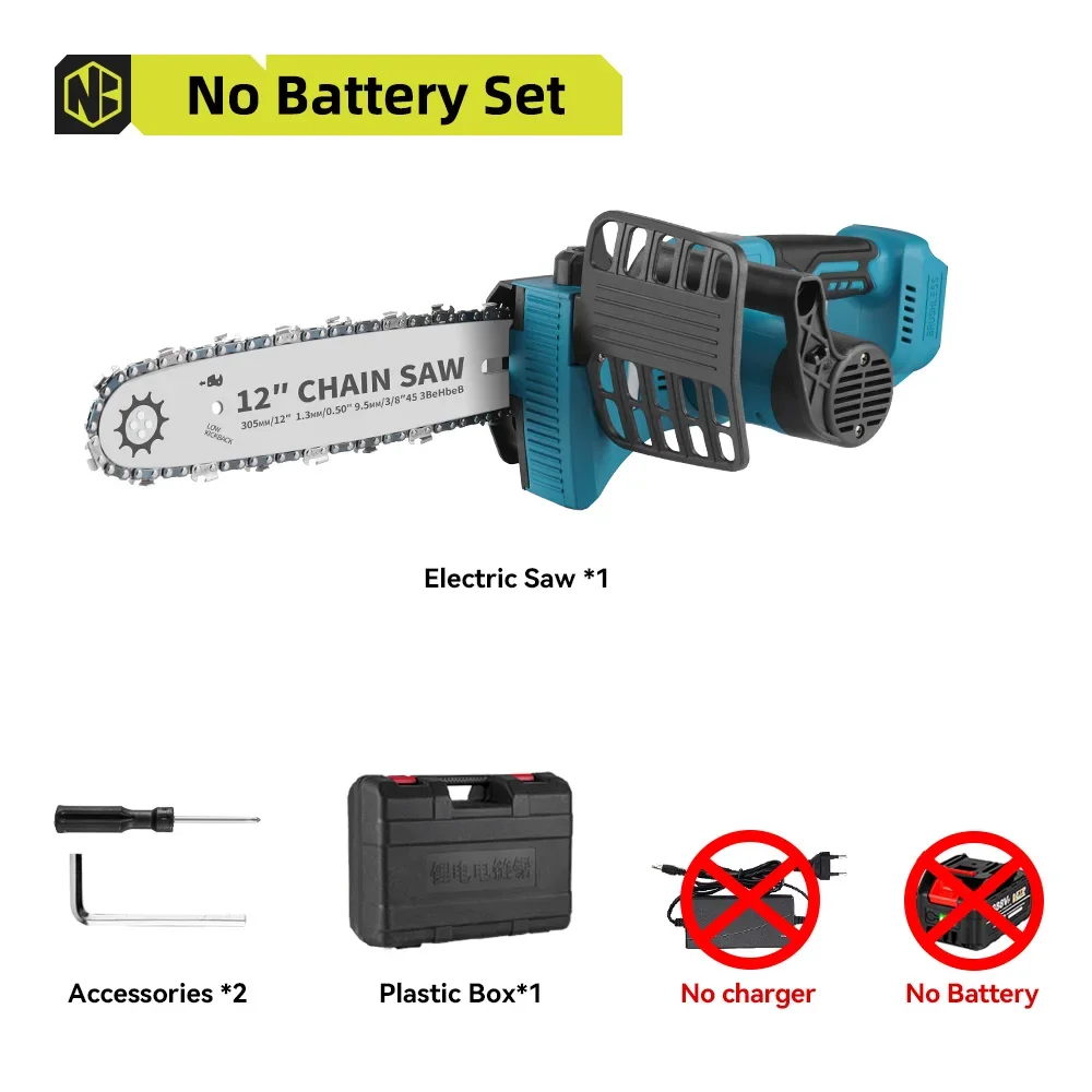 

NEWBENY Бесщеточная электропила 12", аккумуляторная, для Makita 18В