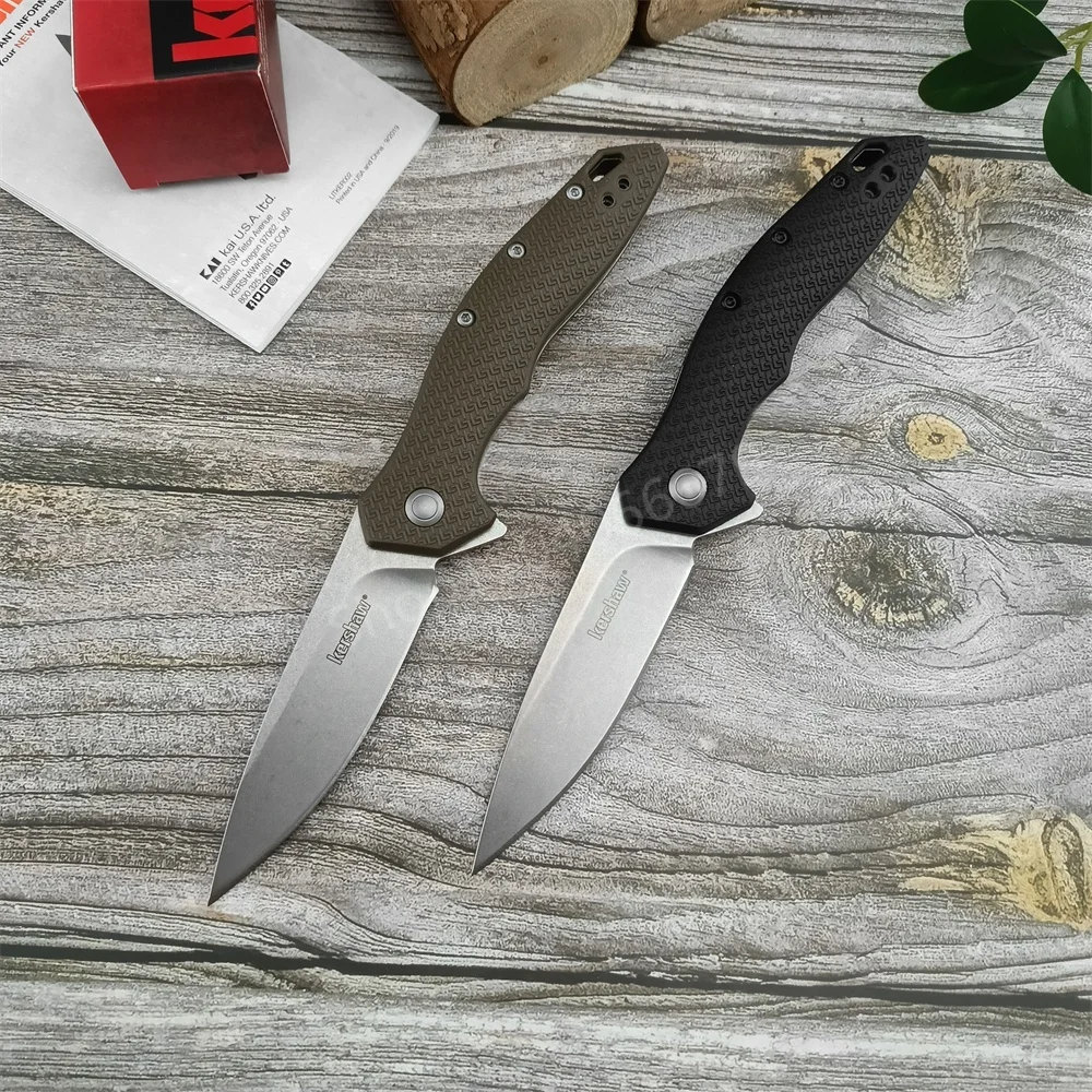 Городской Карманный Нож Fodling KS 1845 8Cr13Mov Металлическое Лезвие Нейлоновое Волокно