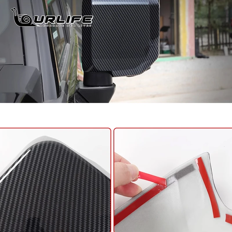 Для Toyota Land Cruiser 250 Prado LC250 2024 2025 крышка зеркала заднего вида боковое крыло защита от