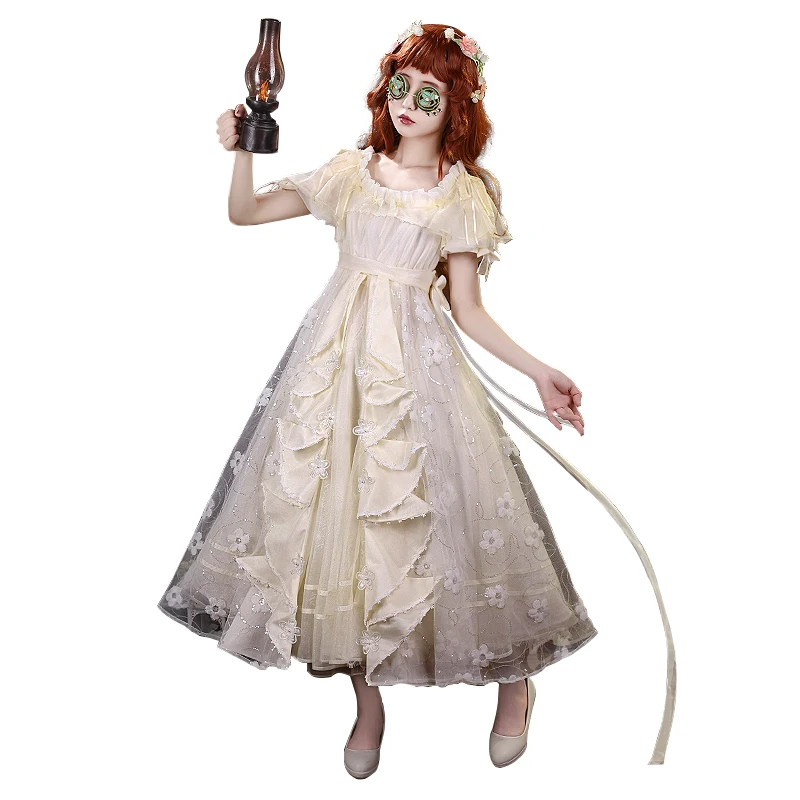 Identity V Emily Dyer Cosplay Costume for Halloween Christmas Role Playing Party Lydia Jones in stock Game Doctor S-L
