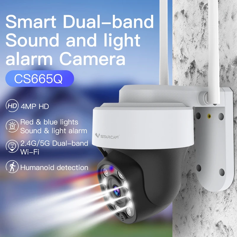 Купить Камера видеонаблюдения Vstarcam, 4 МП, Wi-Fi, 2,4 ГГц