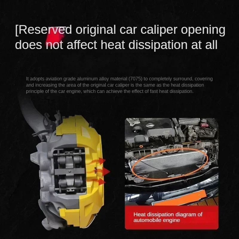 Для Buick Regal автомобильный тормозной суппорт алюминиевый комплект украшение для
