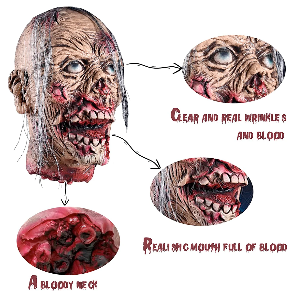 Рисунок 2 - Подвесная голова зомби на Хэллоуин