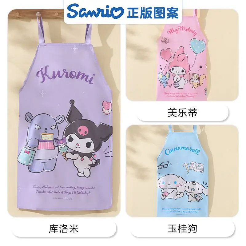 Новый аниме периферийный фартук Sanrio Kurome My Melody инновационная модная кухня милый