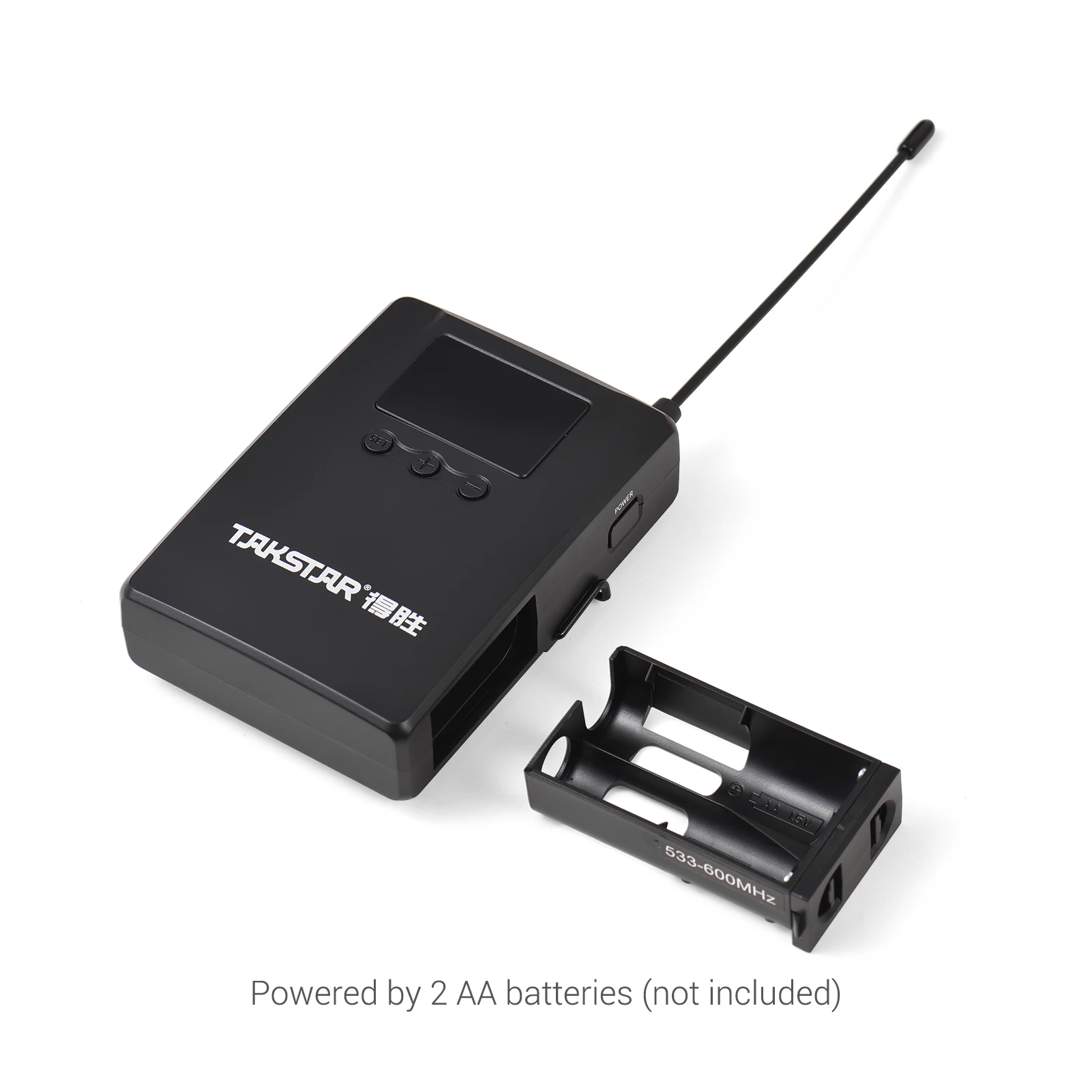 

TAKSTAR WPM-300R беспроводной аудиоприемник с наушниками-вкладышами UHF Bodypack приемник светодиодный цифровой дисплей