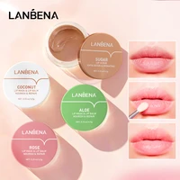 lanbena lip mask rose moisturizing aloe nourish sugar exfoliating coconut for lips skin care remove fine lines makeup cosmetics