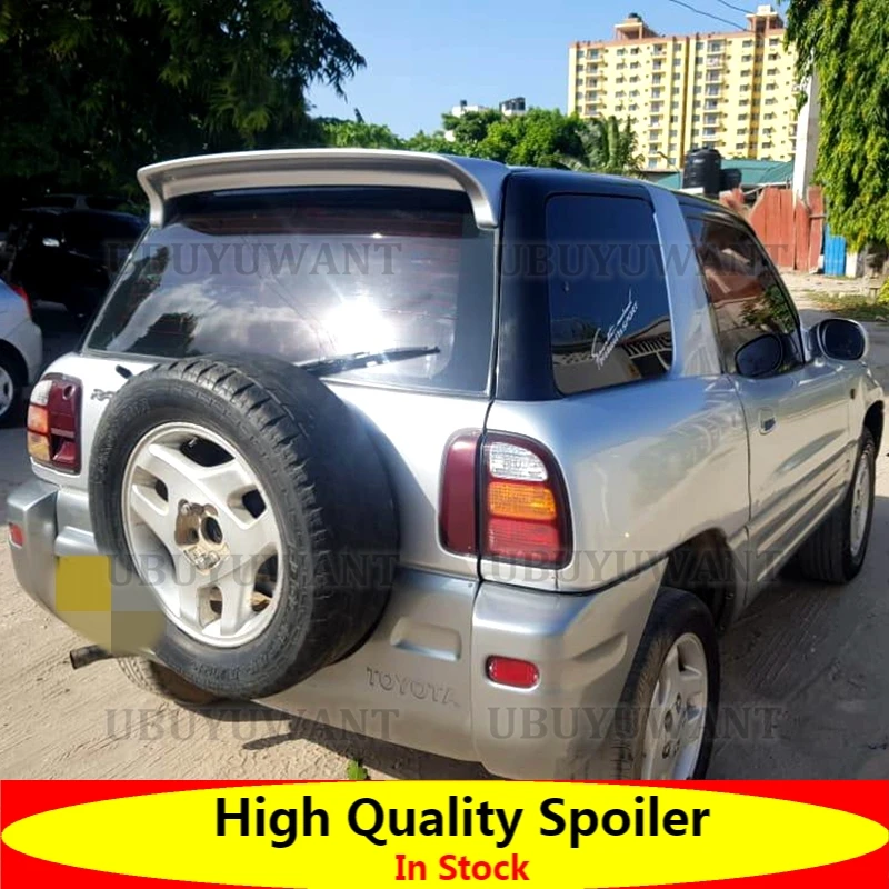 

Car Accessories For Toyota RAV4 RAV 4 1998 1999 2000 ABS Plastic Unpainted Primer Tail Trunk Wing Rear Spoiler Decoration