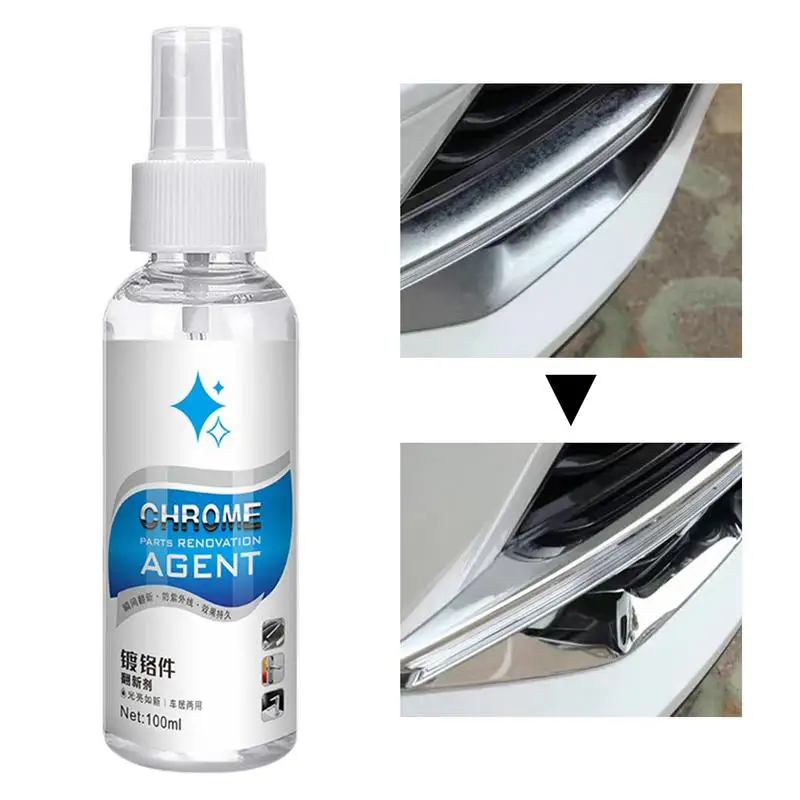 Iron Remover Car Detailing 100ml Car Chrome Exterior Care Products Anti-Rust Stop Rust Permanently Prevent Rust From Spreading