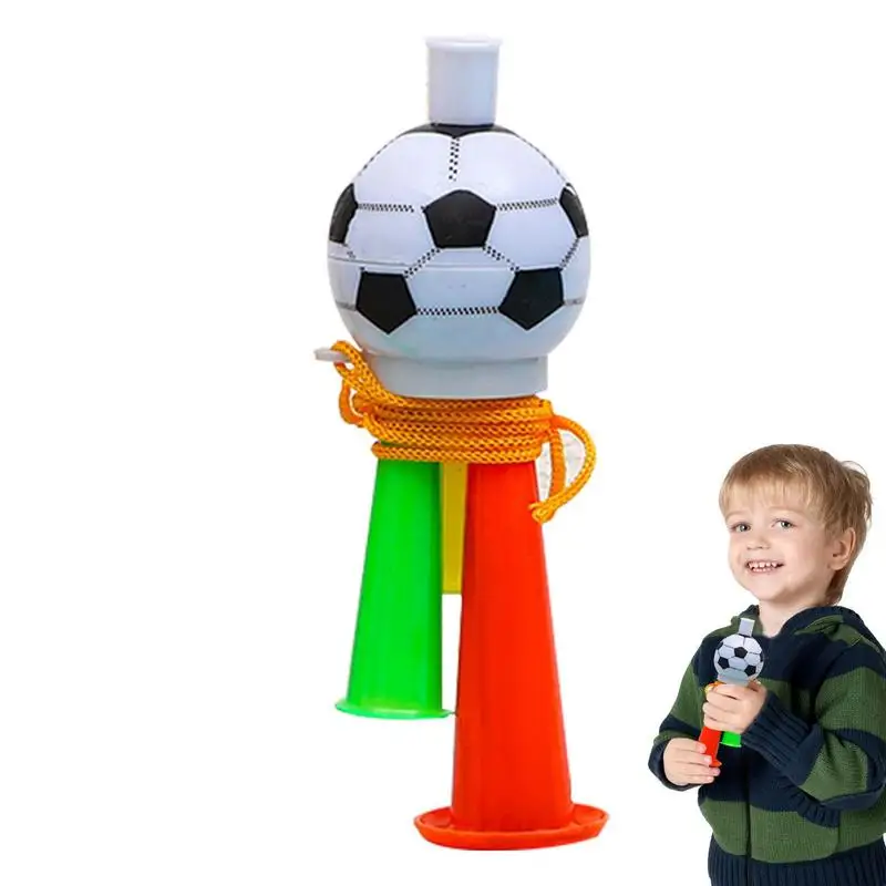 

Cheer Horn Prop Football Shape Noise Maker Horn With Lanyard Cheer Prop Horn For Sporting Events Party Gatherings New Year