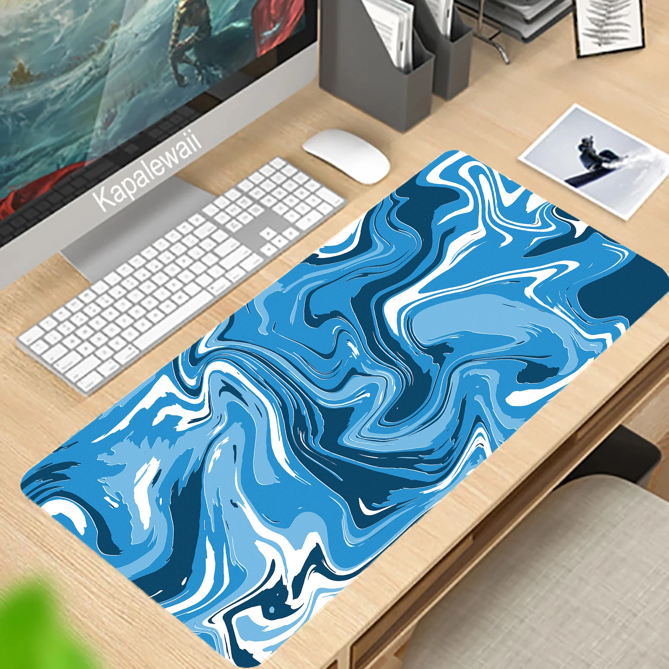

Comfortable Gaming Mouse Strata Liquid Mice Mat for Game Computer PC Rubber Laptop Hand Wrist Protective Mousepad Best Gift