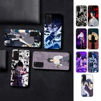 bandai naruto uchiha sasuke phone case for samsung s10 21 20 9 8 plus lite s20 ultra 7edge