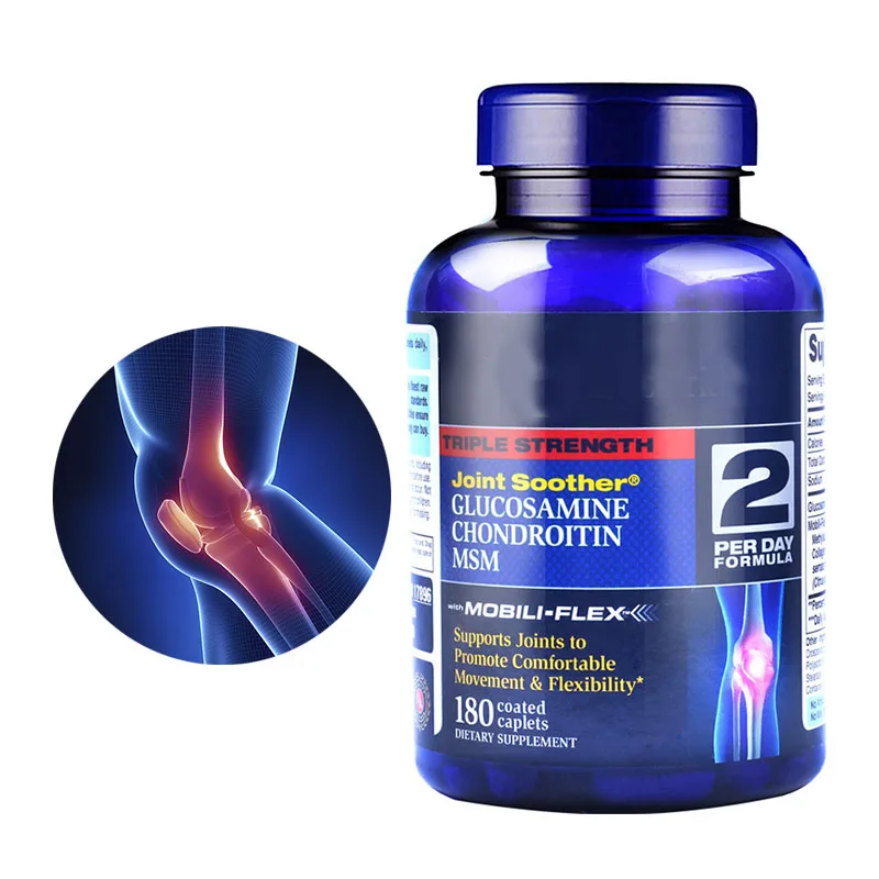 

Rumalaya Triple Strength Glucosamine Chondroitin & MSM Relieve Low back leg pain Joint bones healthy 180caps/bottle 3#