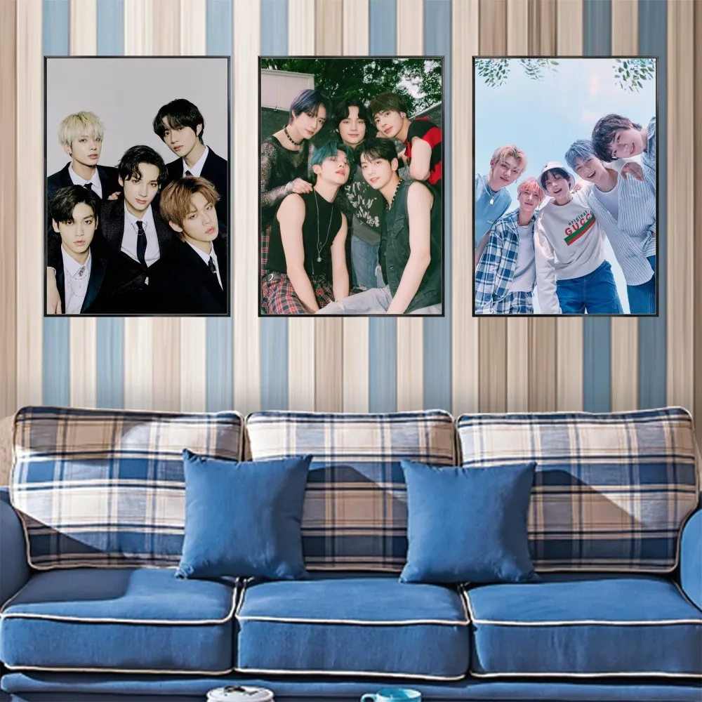 South Korean Boy Group T-TOMORROW X-X T-TOGETHER Poster Wall Art Home Decor Room Digital Painting Living Restaurant
