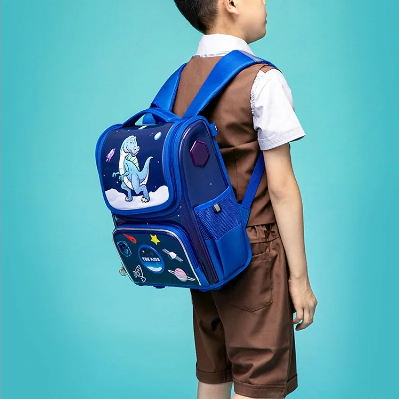 Cute Girl Princess Mermaid Unicorn Boy Astronaut Large Backpacks New Cartoon Dinosaur Fashion Children Clamshell Schoolbags Hot