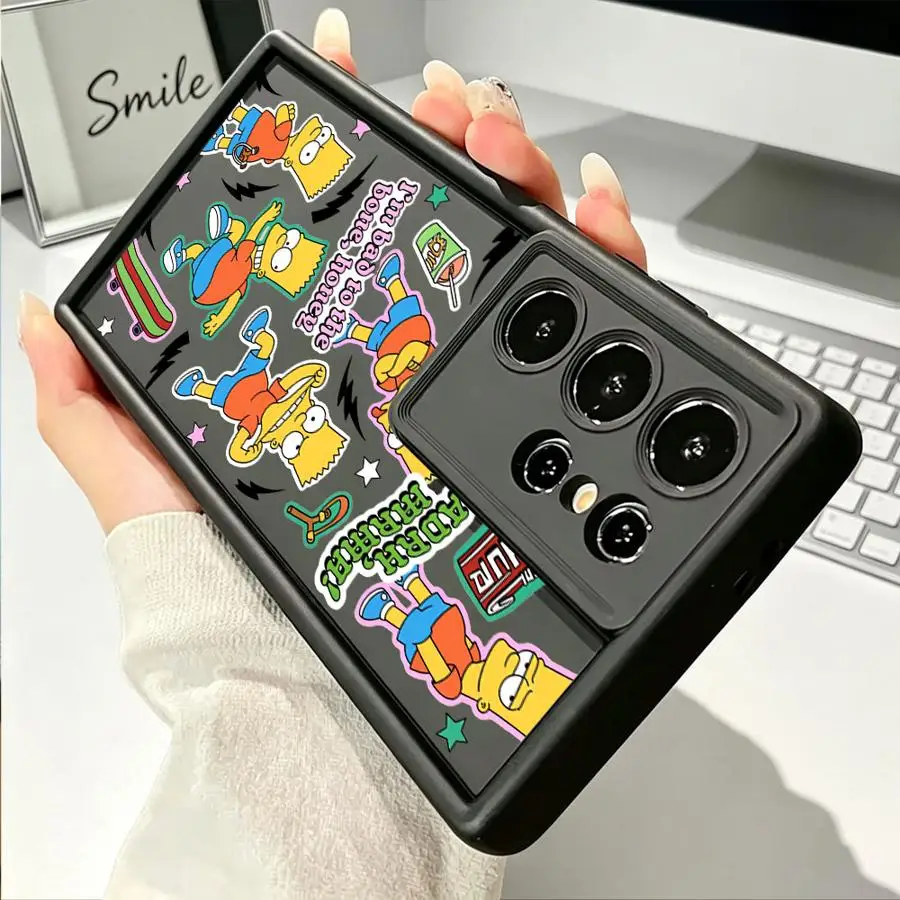 Фото Чехол для Samsung Galaxy S26 S21 S25 S20 FE S22 Plus S24 Ultra Note 20 Ultra S23, чехол для телефона с крутым рисунком S-Simpsons №5