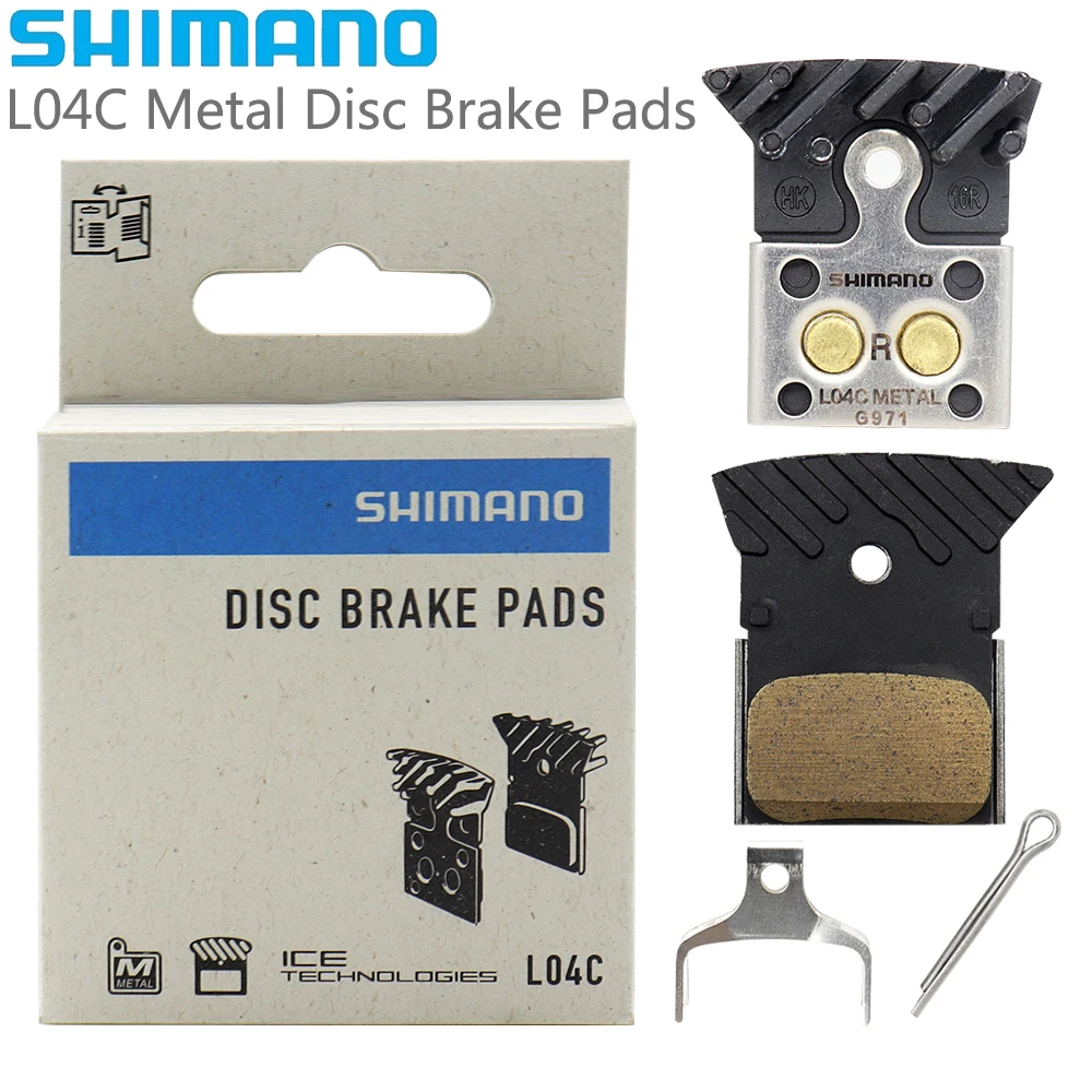 Металлическая Дисковая тормозная колодка SHIMANO L04C с плавниками для шоссейного
