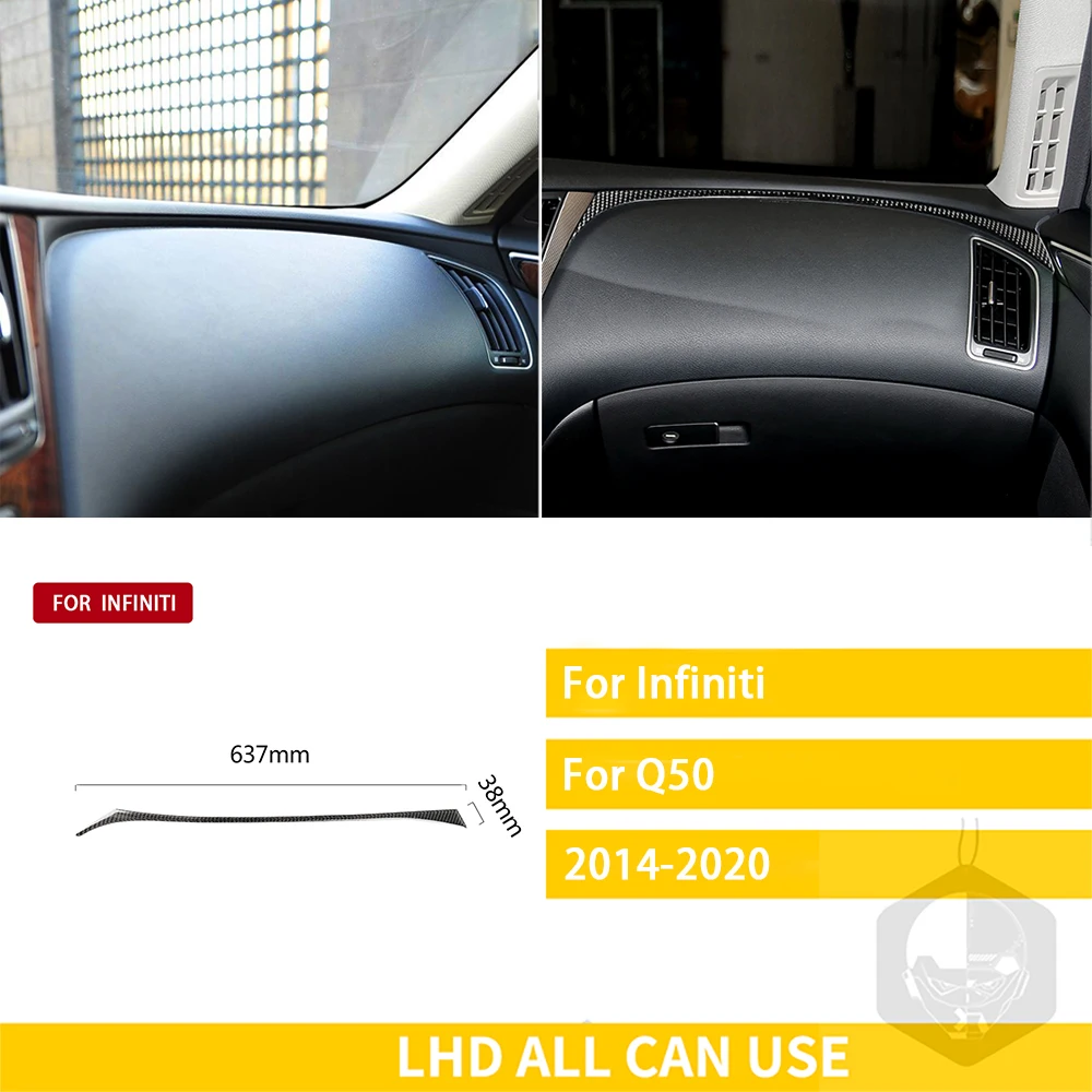 

Аксессуары для салона автомобиля Infiniti Q50 2014-2020 из углеродного волокна