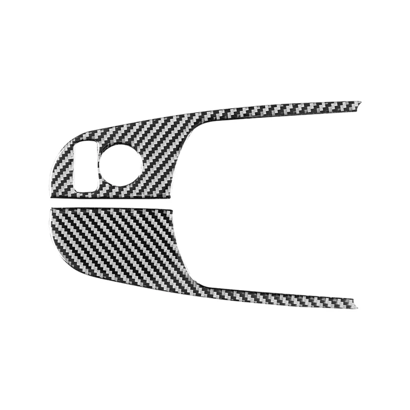 

Приклеивающаяся панель для зеркала заднего вида, декоративная наклейка из углеродного волокна для аксессуаров 2014-2018