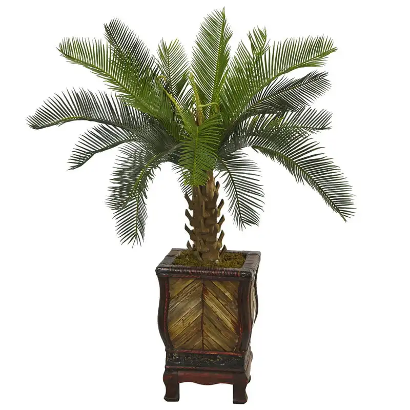 

Cycas Artificial Tree in Wood Planter