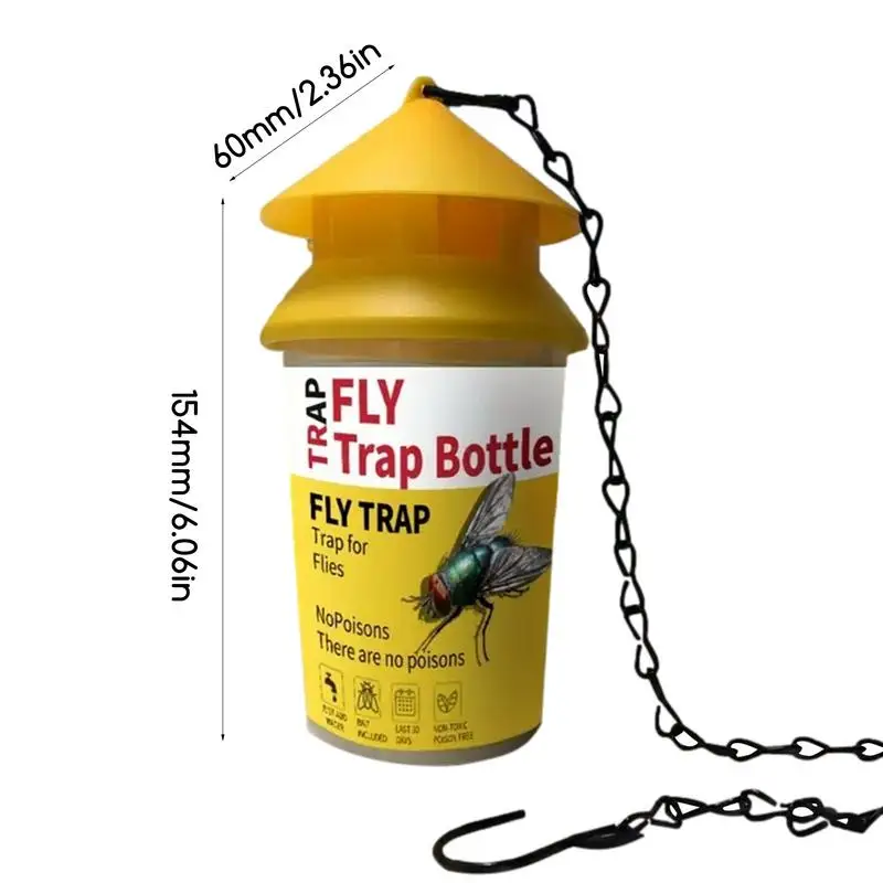 Наживка для мух уличная банка-ловушка с растворяемой приманкой ловушки вешалка
