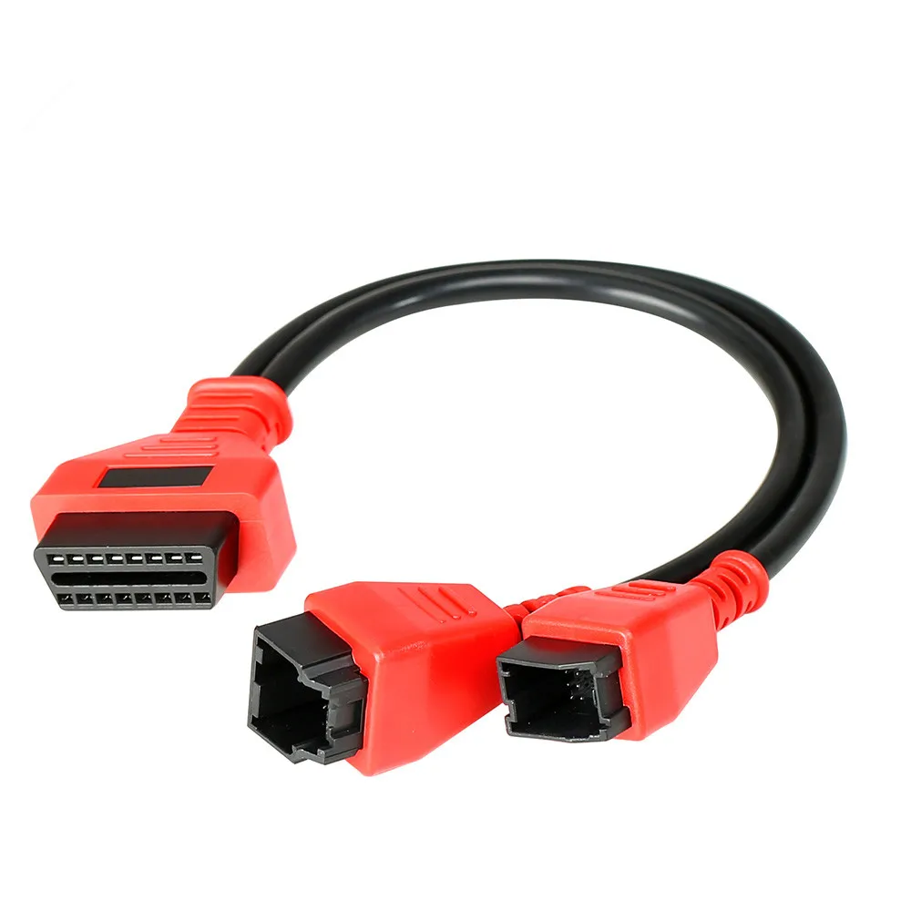 FCA 12 + 8-КОНТАКТНЫЙ Адаптер для 16-контактного OBD-кабеля Разъем Chrysler Jeep Dodge Fiat работа