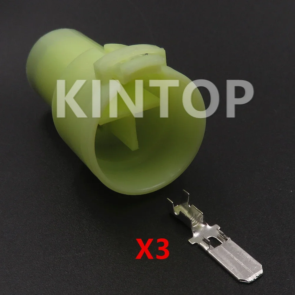 

1 комплект, 3-контактная автоматическая водонепроницаемая розетка переменного тока в сборе с проводами 6187-3551 6180-3541, автомобильный разъем для док-станции и женского кабеля