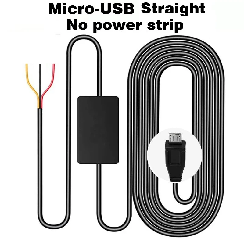 

Видеорегистратор с кабелем питания, 12 В до 5 В, USB