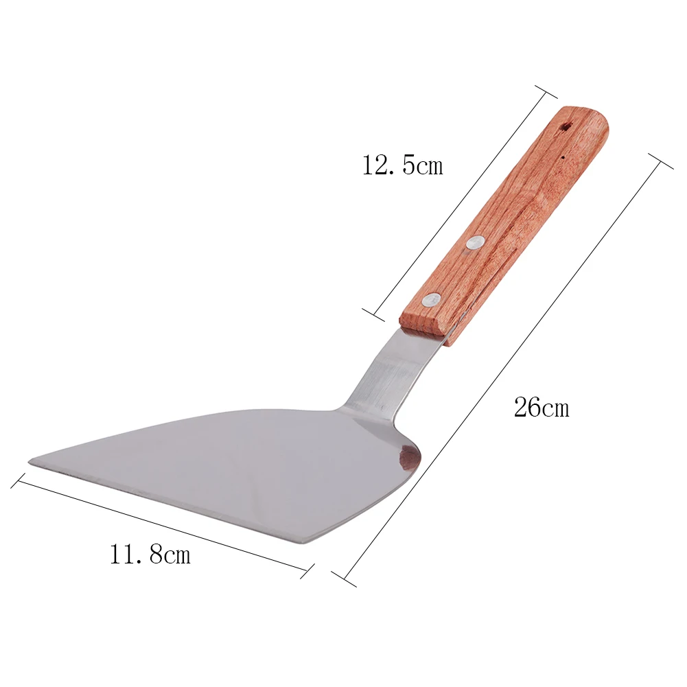 

Большая шпатель для барбекю, бритва, шпатель Teppanyaki, шпатель для стейков, кухонные принадлежности для готовки
