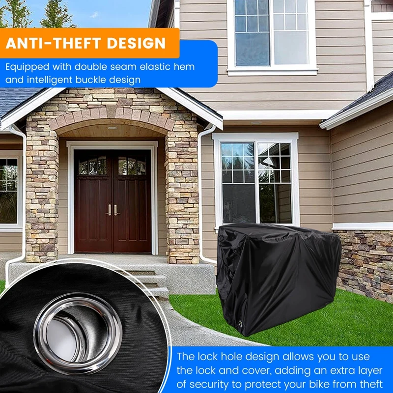 Чехол для велосипеда водонепроницаемый хранения велосипедов на открытом