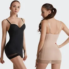 Mulheres shapewear bodysuit underwear corpo inteiro shaper cintura trainer abdômen shapers controle de barriga emagrecimento bainha briefer espartilho (4)