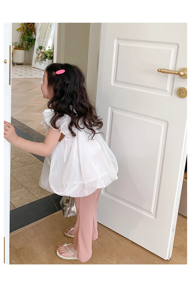 Детские комплекты для девочек топы из мерсеризованного хлопка микро