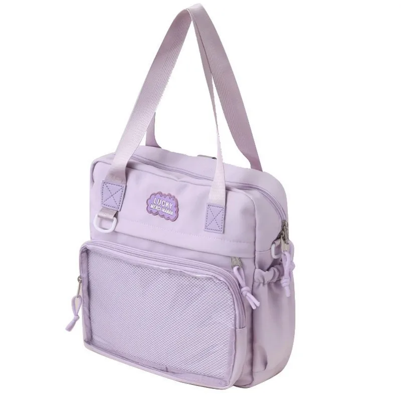 Рюкзак женский на одно плечо с подвеской в виде собаки