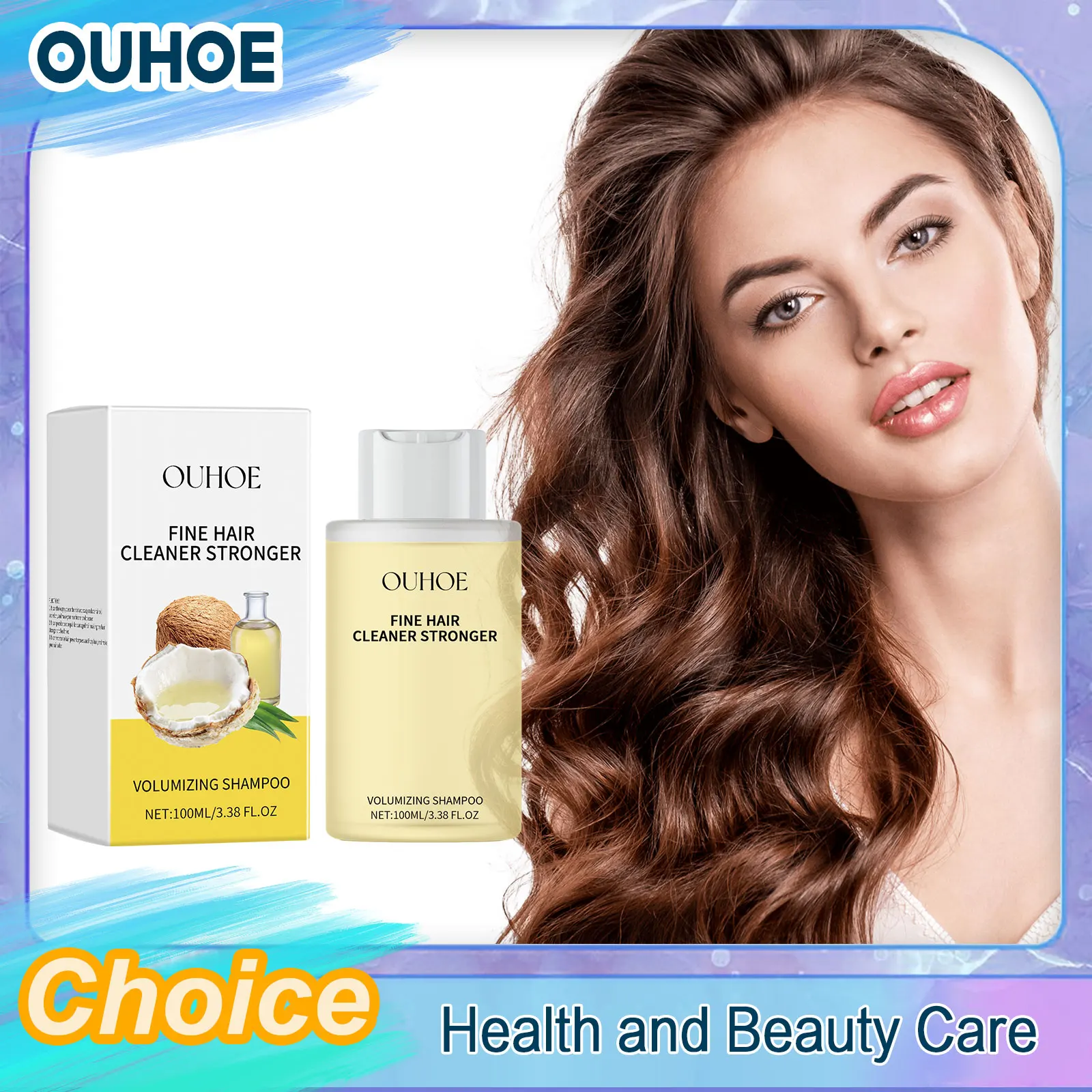 Шампунь для разглаживания волос глубокая очистка восстановление повреждений