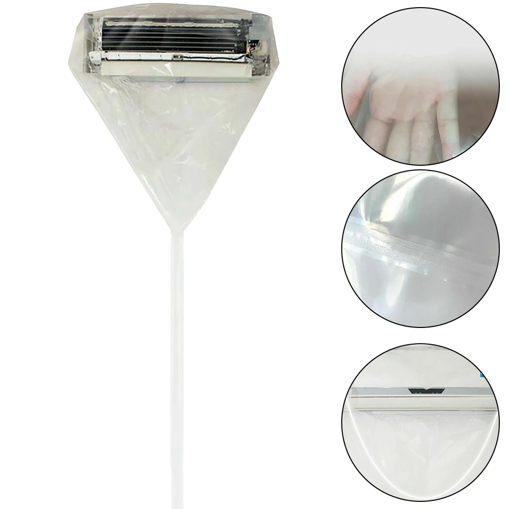 

Air Conditioner Washing Cover Home Dust Washing Double-layer Waterproof Fabric Protector Bag Air Conditioner Cleaning Covers