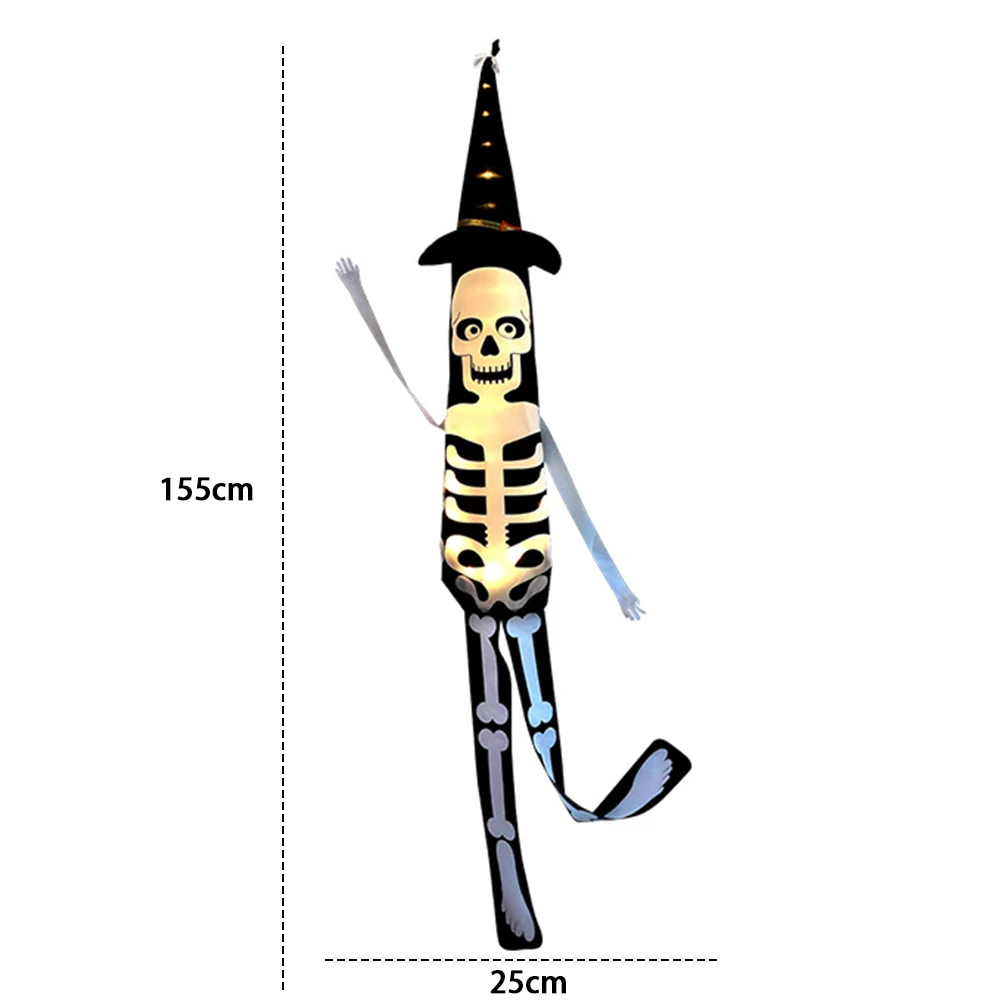 Наружный хэллоуин подвесной Скелет с подсветкой Хэллоуин скелет ветрозащитный
