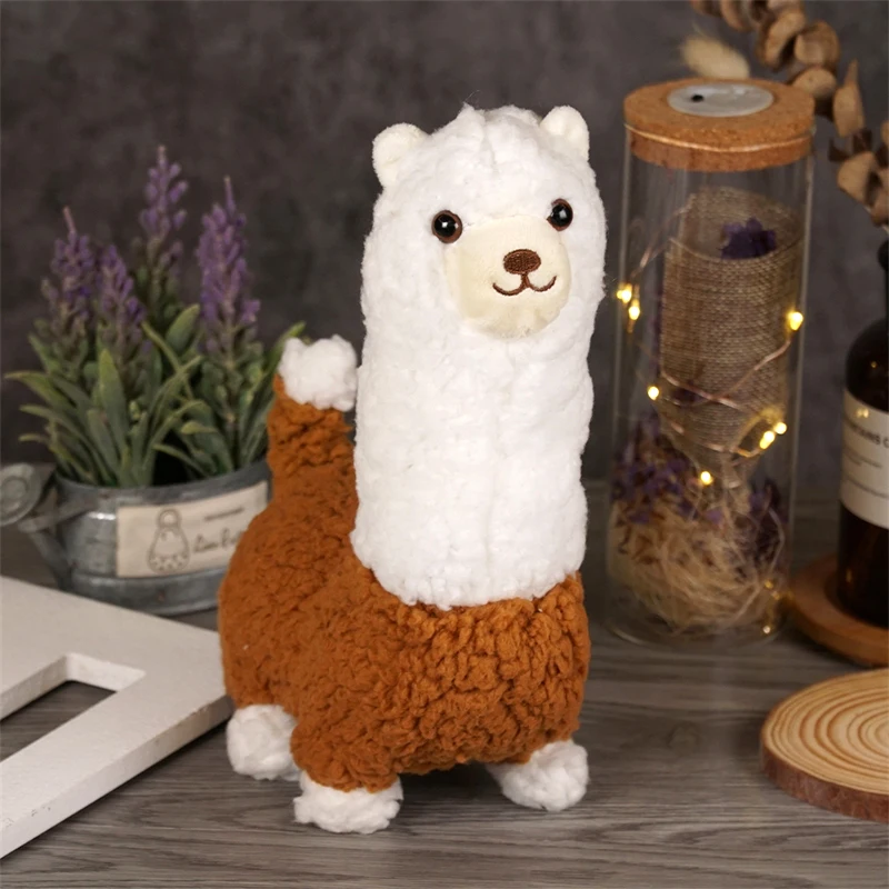 Милая электрическая плюшевая игрушка-альпака Электронная лама ходущий