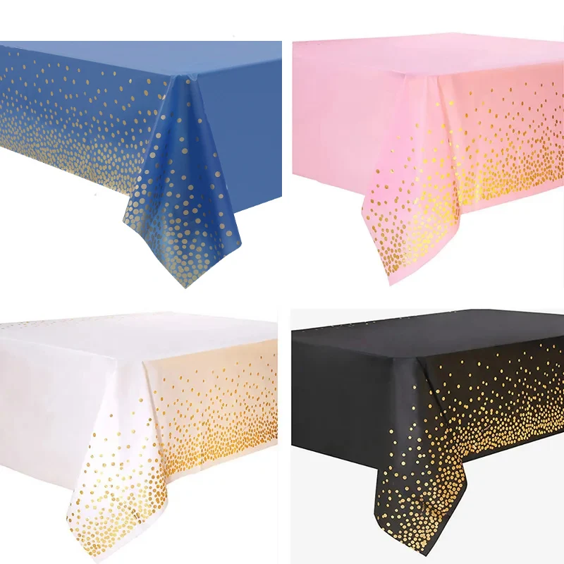 

Tablecloth Dining Table Cover Disposable Cloth Cover Waterproof Wedding Festival Decorative Tablecloth for Men and Women Party