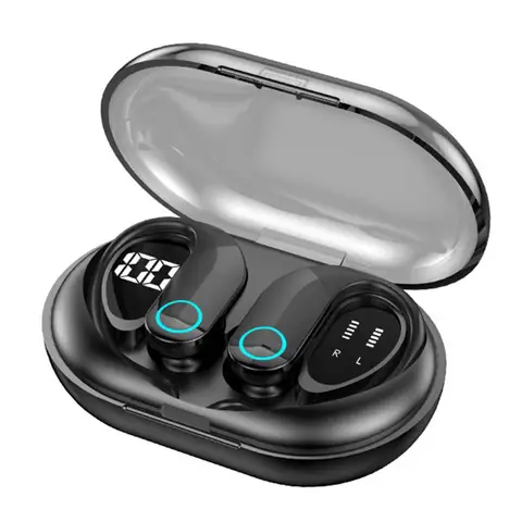 1 комплект беспроводных наушников, умные водонепроницаемые наушники с креплением на ухо для повседневного использования, совместимые с Bluetooth наушники, гарнитура с Bluetooth