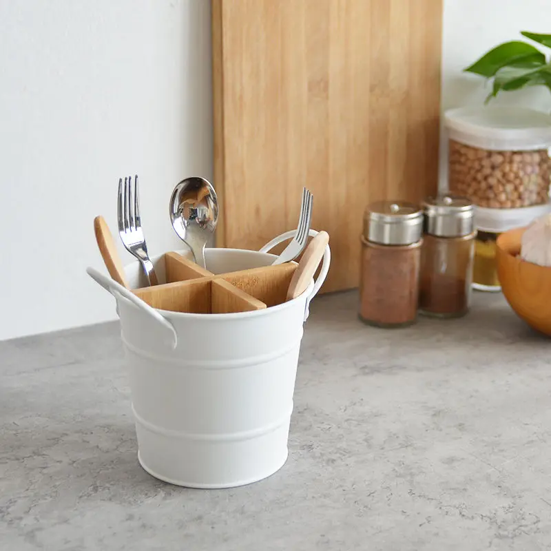 

2022 New Kitchen Cutlery Organizer Knife Spoon Fork Chopsticks Storage Holder Bucket Dropshipping Kitchen Utensils Kitchen Tools