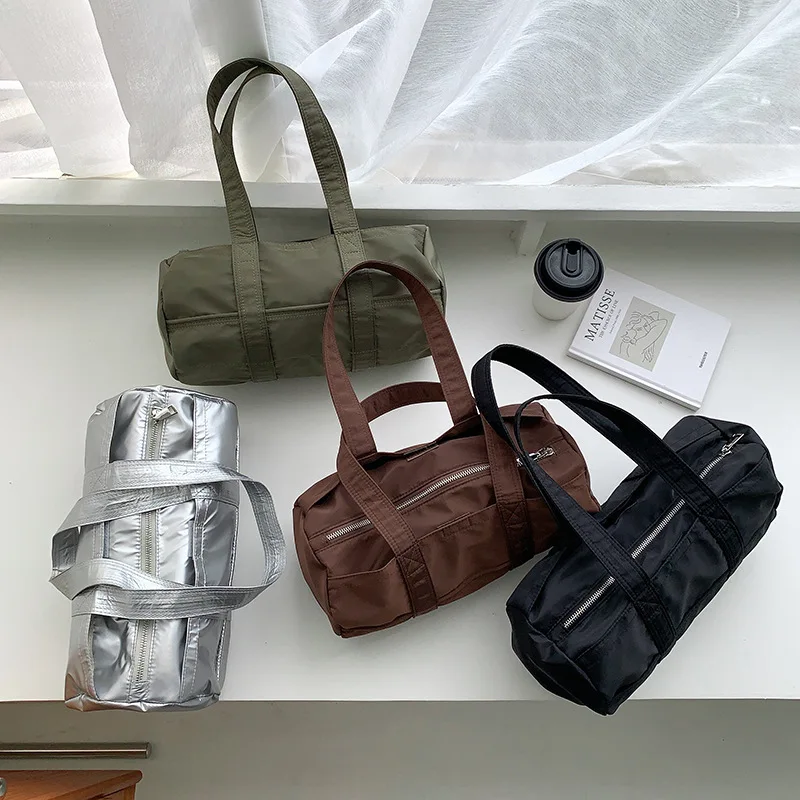 Новинка 22023 женские сумки модная сумка-цилиндр большой емкости для подмышек