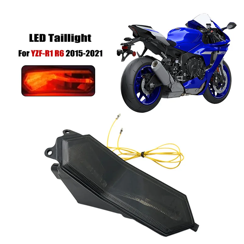 

Светодиодный задний фонарь в сборе для мотоцикла, тормозной фонарь, сигнал поворота, высокая яркость для Yamaha YZF-R1 R1M R1S YZF R1 R6 2015-2022